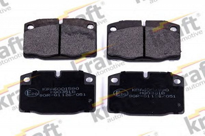 KRAFT AUTOMOTIVE 6001590 -  Комплект тормозных колодок, дисковый тормоз